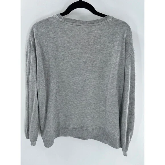 Women's Only Our Story Gray Geeked Graffic Sweatshirt Size L - Picture 6 of 8
